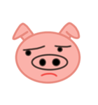 大きな豚顔（個別スタンプ：6）