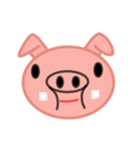 大きな豚顔（個別スタンプ：7）