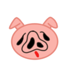 大きな豚顔（個別スタンプ：8）