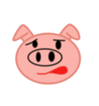 大きな豚顔（個別スタンプ：10）