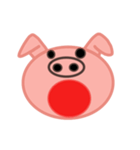 大きな豚顔（個別スタンプ：11）