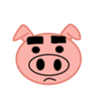 大きな豚顔（個別スタンプ：12）