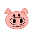 大きな豚顔（個別スタンプ：13）