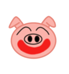 大きな豚顔（個別スタンプ：14）