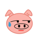 大きな豚顔（個別スタンプ：18）