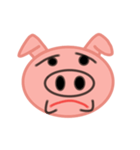 大きな豚顔（個別スタンプ：19）
