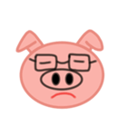 大きな豚顔（個別スタンプ：21）