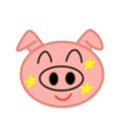 大きな豚顔（個別スタンプ：22）