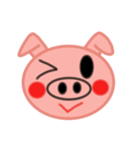 大きな豚顔（個別スタンプ：23）