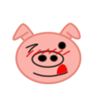 大きな豚顔（個別スタンプ：33）