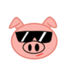 大きな豚顔（個別スタンプ：34）
