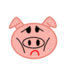 大きな豚顔（個別スタンプ：35）