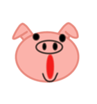 大きな豚顔（個別スタンプ：36）