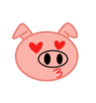 大きな豚顔（個別スタンプ：37）