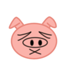 大きな豚顔（個別スタンプ：38）