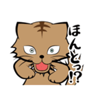 茶白チャトラン(基本挨拶編)（個別スタンプ：22）