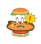 ハンバーガーにゃんこ（個別スタンプ：17）