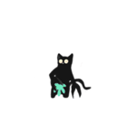 バイリンガルニュース ねこ星人（個別スタンプ：32）