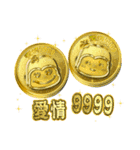 Little Gold Monkey（個別スタンプ：3）