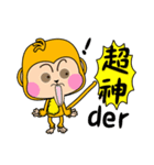 Little Gold Monkey（個別スタンプ：23）