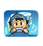 Salim ＆ Silmy Blue Edition（個別スタンプ：8）