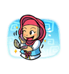 Salim ＆ Silmy Pink Edition（個別スタンプ：9）