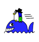 3匹のペンギン（個別スタンプ：39）