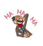 Funny Mustache Man（個別スタンプ：4）