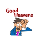 Funny Mustache Man（個別スタンプ：5）