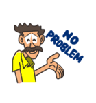Funny Mustache Man（個別スタンプ：15）