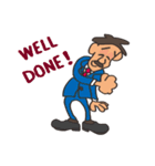 Funny Mustache Man（個別スタンプ：16）