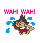 Funny Mustache Man（個別スタンプ：38）