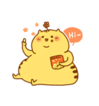 Fat Fat and Rabbit Daily（個別スタンプ：4）