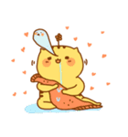 Fat Fat and Rabbit Daily（個別スタンプ：9）