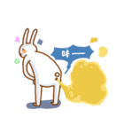 Fat Fat and Rabbit Daily（個別スタンプ：16）
