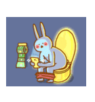 Fat Fat and Rabbit Daily（個別スタンプ：21）