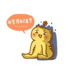 Fat Fat and Rabbit Daily（個別スタンプ：24）