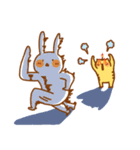 Fat Fat and Rabbit Daily（個別スタンプ：27）