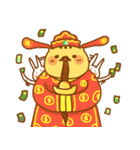 Fat Fat and Rabbit Daily（個別スタンプ：37）