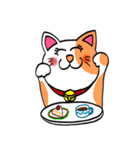 招きニャンコ♡笑顔でhappy♡（個別スタンプ：16）