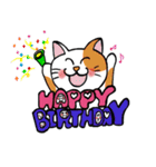 招きニャンコ♡笑顔でhappy♡（個別スタンプ：40）
