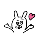 ユルすぎうさぎさん（個別スタンプ：8）