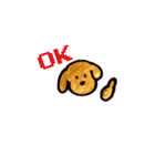 わんこたちのお絵かきスタンプ（個別スタンプ：5）