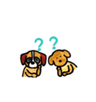 わんこたちのお絵かきスタンプ（個別スタンプ：8）