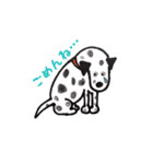 わんこたちのお絵かきスタンプ（個別スタンプ：11）