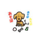 わんこたちのお絵かきスタンプ（個別スタンプ：17）