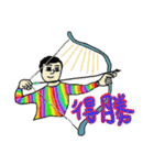 David and his animals（個別スタンプ：7）