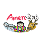 David and his animals（個別スタンプ：13）