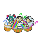 David and his animals（個別スタンプ：19）