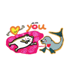 David and his animals（個別スタンプ：21）